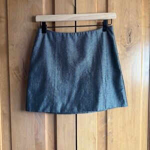 Vintage Bebe Charcoal Mini Skirt – Size 4